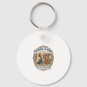 Jesus Craft Seller Etsy Maker Shirt Faith Based De Keychain