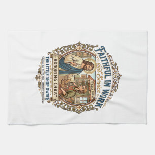 Jesus Craft Seller Etsy Maker Shirt Faith Based De Kitchen Towel