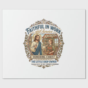 Jesus Craft Seller Etsy Maker Shirt Faith Based De Wrapping Paper