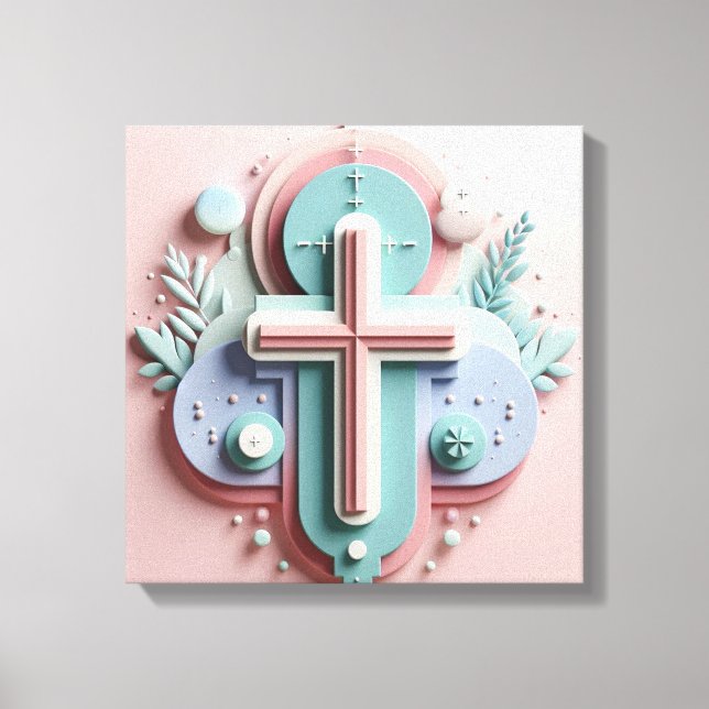 Jesus Cross  Canvas Print (Front)
