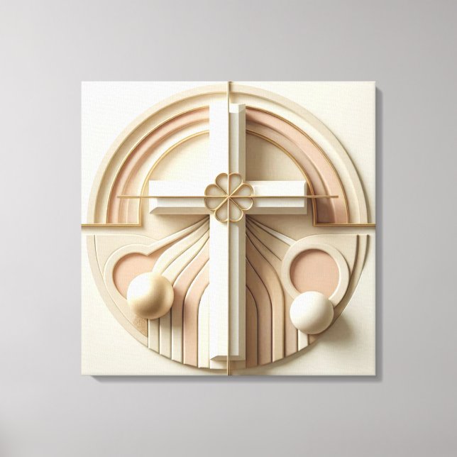 Jesus Cross  Canvas Print (Front)