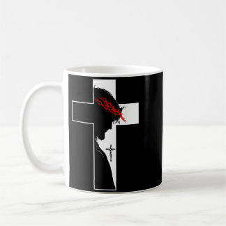 Jesus Cross Crown Of Ns Christian Faith Symbol Coffee Mug