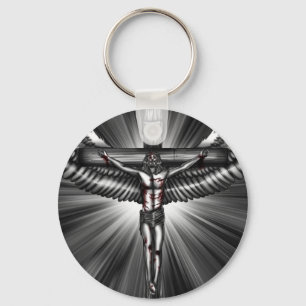 Jesus Cross Keychain