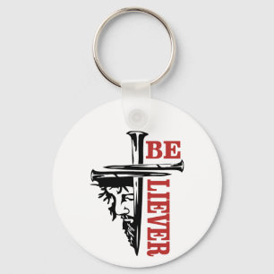 Jesus Cross Nail Design – Powerful Christian Keychain