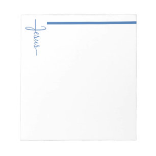 Jesus Cross Notepad