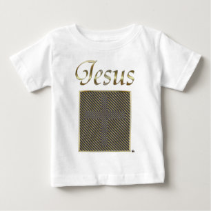 JESUS Cross Optical Illusion Baby T-Shirt