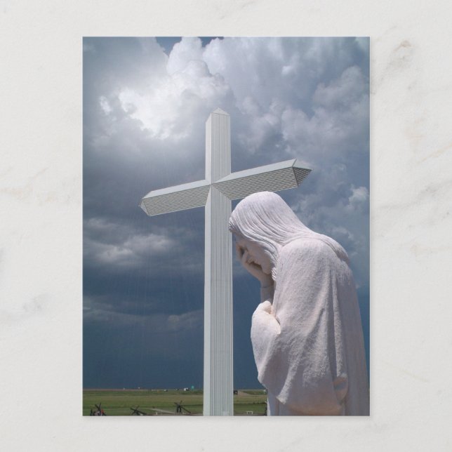 Jesus & Cross Postcard (Front)