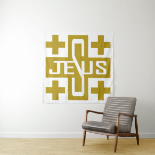 Jesus' Cross Tapestry