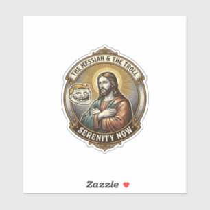 Jesus Crossing Arms Internet Troll Face Emoji Humo