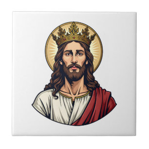 Jesus Crown Halo Vintage Engraving Shirt 2 Tile