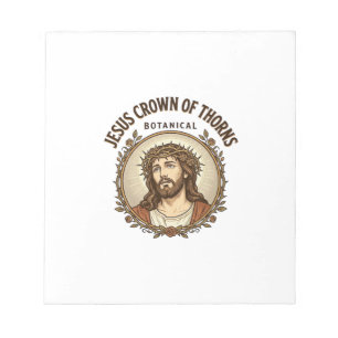 Jesus Crown Of Thorns Botanical Jesus Crown Thorns Notepad