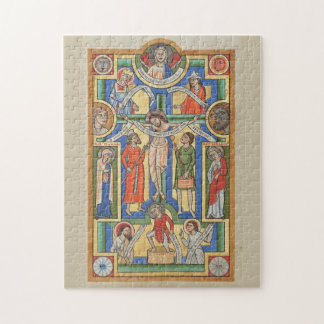 Jesus Crucified Medieval illumination Jigsaw Puzzle