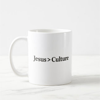 Jesus > Culture Tee – Bold Faith. Simple Truth. Coffee Mug