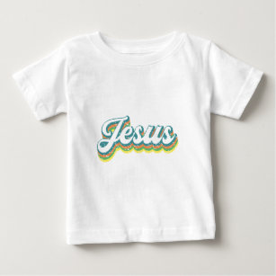 Jesus Custom Colour Baby T-Shirt