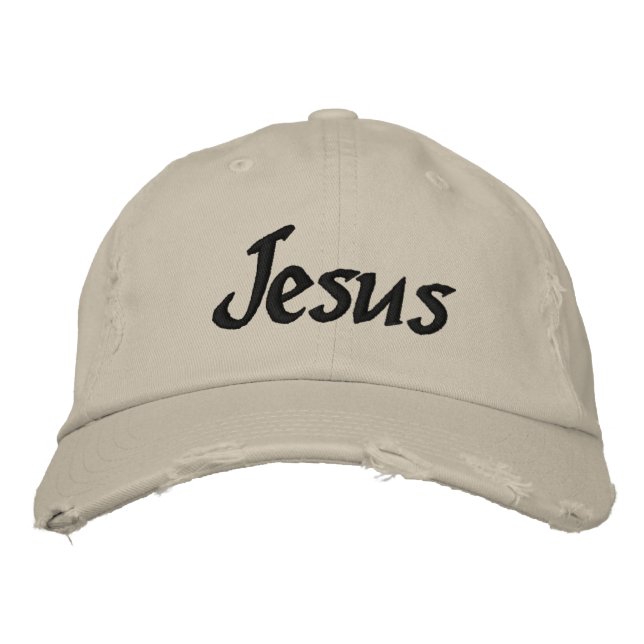 Jesus Customize it Embroidered Hat (Front)