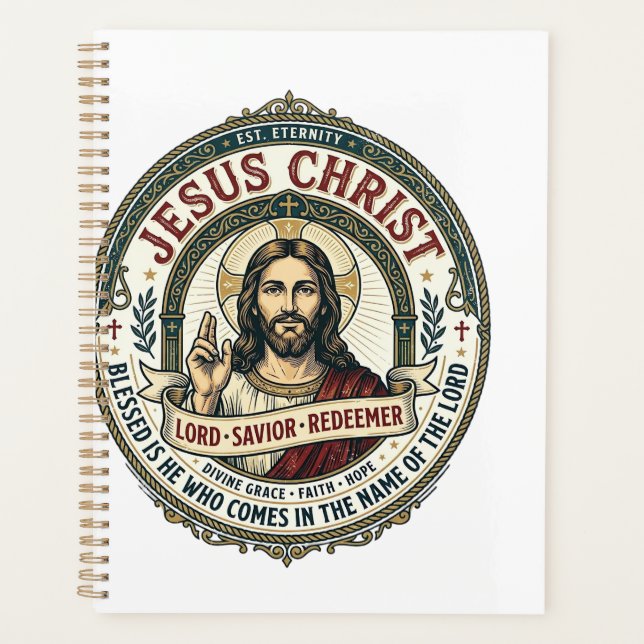 Jesus Dance Ballerina Studio Graphic Tee Christian Planner (Front)