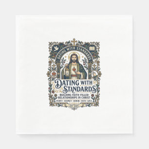 Jesus Dating Christian Relationship Humor Shirt Fa Napkin