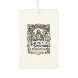 Jesus Dating Christian Relationship Humour Shirt F Air Freshener