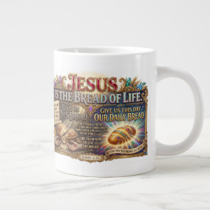 Jesus Declares Himself The Bread Of Life Large Coffee Mug