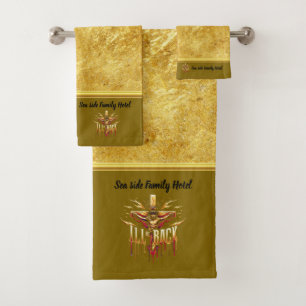 Jesus Declares His Glorious Return Soon Bath Towel Set