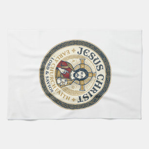 Jesus Desert Fathers Ancient Christian T-Shirt Ins Kitchen Towel