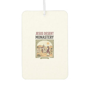 Jesus Desert Monastery Jesus Desert Monastery Chri Air Freshener