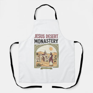 Jesus Desert Monastery Jesus Desert Monastery Chri Apron
