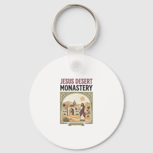 Jesus Desert Monastery Jesus Desert Monastery Chri Keychain
