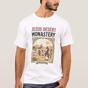 Jesus Desert Monastery Jesus Desert Monastery Chri T-Shirt