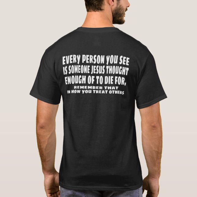 Jesus Died for Everyone T-Shirt (Back)