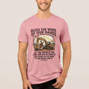 Jesus Diesel Mechanic Heavy Equipment Shirt Faith 