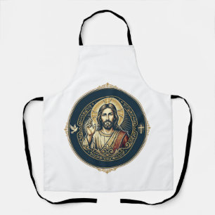 Jesus Digital Artist iPad Art T-Shirt Inspirationa Apron