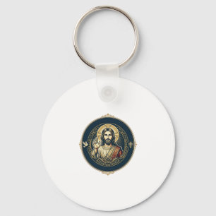 Jesus Digital Artist iPad Art T-Shirt Inspirationa Keychain