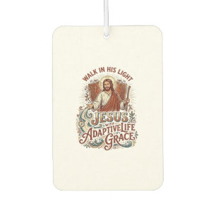 Jesus Disability Encouragement T-Shirt Inspiration Air Freshener