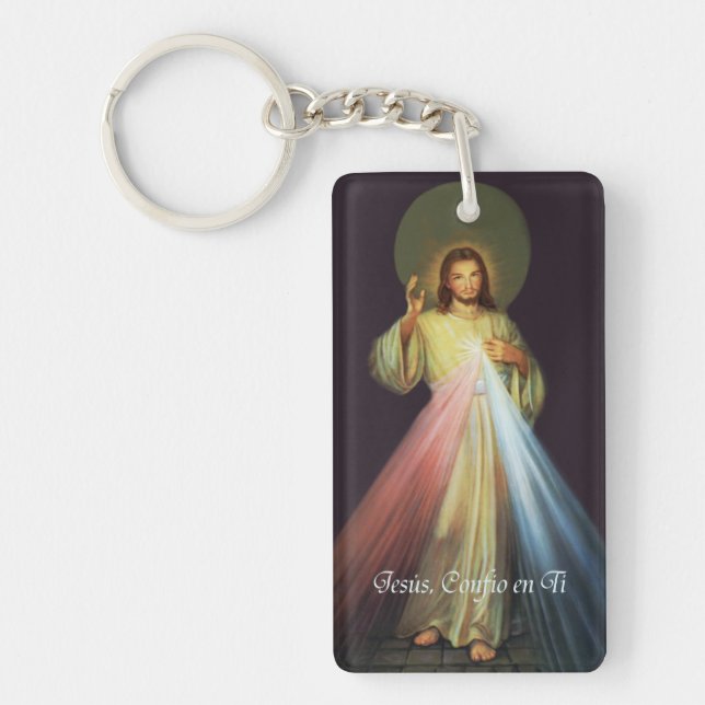 Jesus Divina Misericordia llavero Espanol espagnol (Devant)