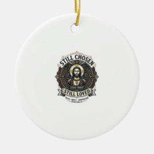 Jesus Divorce Recovery Shirt Christian Graphic_1 Ceramic Ornament