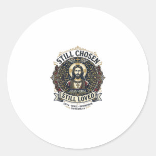 Jesus Divorce Recovery Shirt Christian Graphic_1 Classic Round Sticker