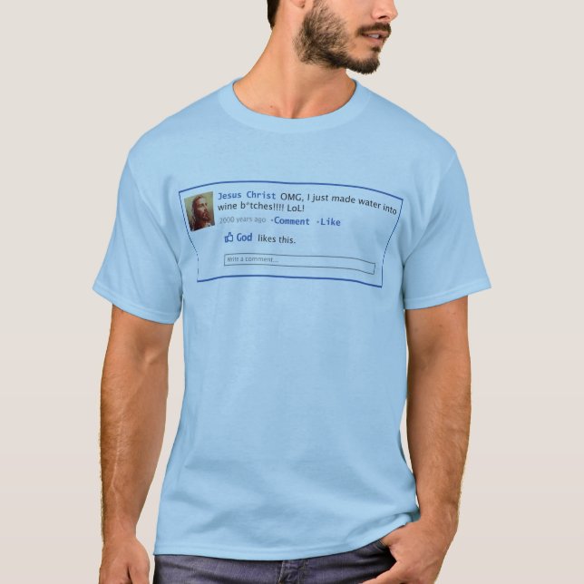 Jesus does Social Media T-Shirt (Front)