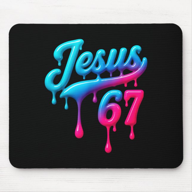 Jesus Drip  Mouse Pad (Front)