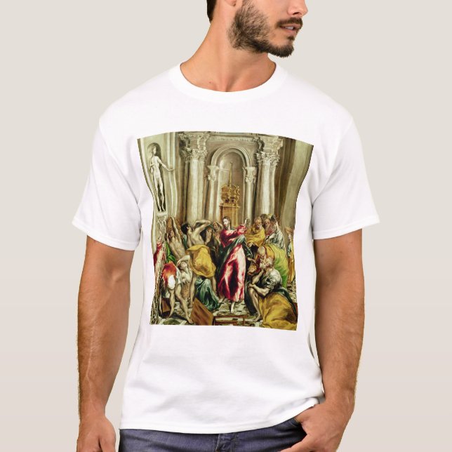 Jesus Driving the Merchants from the Temple T-Shirt (Front)