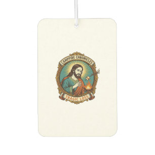 Jesus Dropped Marshmallow Campfire Party Fail Humo Air Freshener