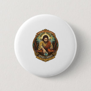 Jesus Dropped Phone Between Car Seats Black Hole H 2 Inch Round Button