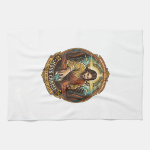 Jesus Dropped Phone Between Car Seats Black Hole H Kitchen Towel