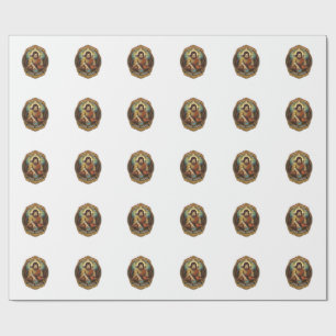 Jesus Dropped Phone Between Car Seats Black Hole H Wrapping Paper