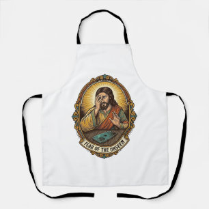 Jesus Dropped Phone Screen Down Dance Floor Club H Apron