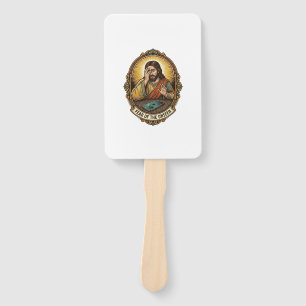 Jesus Dropped Phone Screen Down Dance Floor Club H Hand Fan