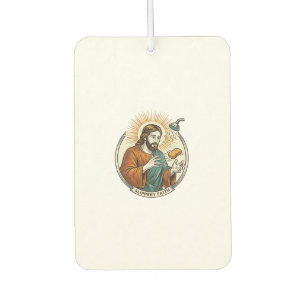 Jesus Dropped Slippery Soap Shower Tub Clumsy Humo Air Freshener