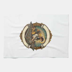 Jesus Dropped Tiny Screw Thick Carpet DIY Humor_1 Kitchen Towel
