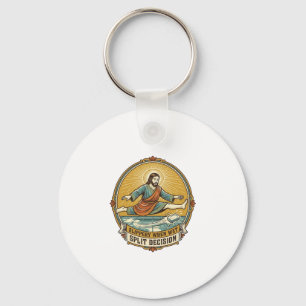 Jesus Dropped Wet Soap Sliding Bathroom Floor Clum Keychain