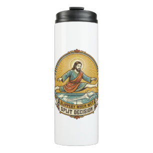 Jesus Dropped Wet Soap Sliding Bathroom Floor Clum Thermal Tumbler